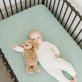 Premium Knit Fitted Crib Sheet - Emerson