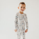 2pc Long Sleeve Pajama Set - Eclipse