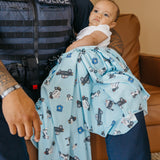 Knit Swaddle Blanket - Leo