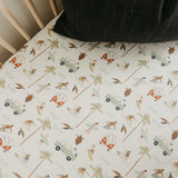Premium Knit Fitted Crib Sheet - Maui