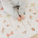 Premium Knit Diaper Changing Pad Cover - Maui