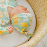 Top Knot Hat - Lemon