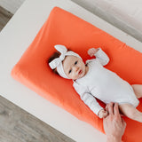 Premium Knit Diaper Changing Pad Cover - Stella