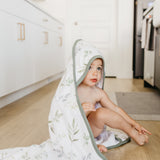 Premium Baby Knit Hooded Towel - Haven