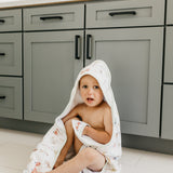 Premium Baby Knit Hooded Towel - Maui