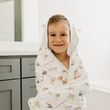 Premium Baby Knit Hooded Towel - Maui
