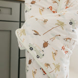 Premium Baby Knit Hooded Towel - Maui