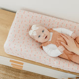 Premium Knit Diaper Changing Pad Cover - Cheery