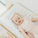 Premium Knit Diaper Changing Pad Cover - Daisy