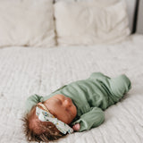 Ribbon Baby Bow - Aspen