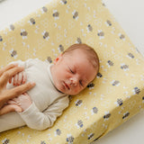 Premium Knit Diaper Changing Pad Cover - Honeycomb