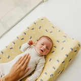 Premium Knit Diaper Changing Pad Cover - Honeycomb
