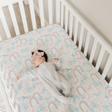 Premium Knit Fitted Crib Sheet - Whimsy