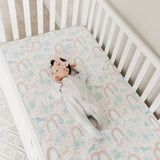 Premium Knit Fitted Crib Sheet - Whimsy