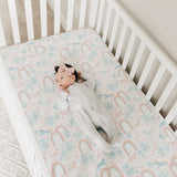 Premium Knit Fitted Crib Sheet - Whimsy