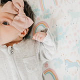 Premium Knit Fitted Crib Sheet - Whimsy