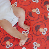 Premium Knit Fitted Crib Sheet - Elmo