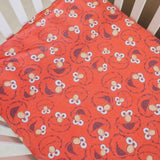 Premium Knit Fitted Crib Sheet - Elmo