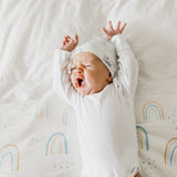 Knit Swaddle Blanket - Skye