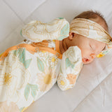 Newborn Knotted Gown - Rose