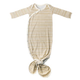 Newborn Knotted Gown - Clay