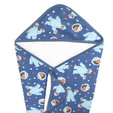 Premium Baby Knit Hooded Towel - Cookie Monster