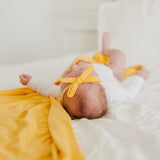 Ribbon Baby Bow - Banana