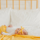 Ribbon Baby Bow - Banana