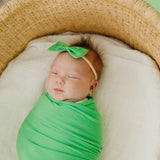 Bowtie Baby Bow - Lime