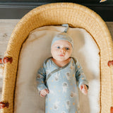 Newborn Knotted Gown - Neil