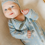 Newborn Knotted Gown - Neil