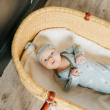 Newborn Knotted Gown - Neil