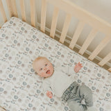 Premium Knit Fitted Crib Sheet - Eclipse