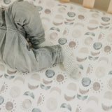 Premium Knit Fitted Crib Sheet - Eclipse