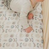 Premium Knit Fitted Crib Sheet - Eclipse
