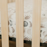 Premium Knit Fitted Crib Sheet - Eclipse