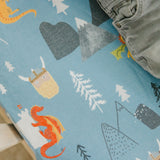 Premium Knit Fitted Crib Sheet - Viking