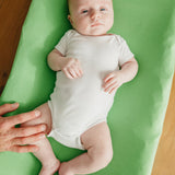 Premium Knit Diaper Changing Pad Cover - Lime