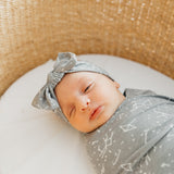 Knit Headband Bow - Astro