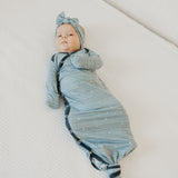 Newborn Knotted Gown - Starlight
