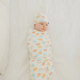 Knit Swaddle Blanket - Daisy
