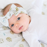 Knit Headband Bow - Chip