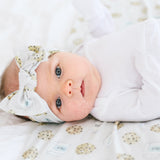Knit Headband Bow - Chip