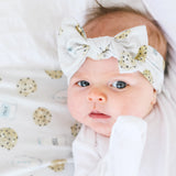 Knit Headband Bow - Chip