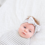 Knit Headband Bow - Everest