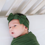 Knit Headband Bow - Alder