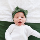 Knit Headband Bow - Alder