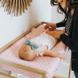 Premium Knit Diaper Changing Pad Cover - Lucy