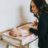 Premium Knit Diaper Changing Pad Cover - Grace