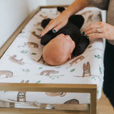 Premium Knit Diaper Changing Pad Cover - Noah
